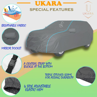 Ukara Car Cover For Mini Countryman (With Mirror Pockets)(Grey)