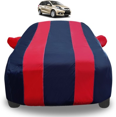Auto Hub Car Cover For Honda Mobilio (With Mirror Pockets)(Red)