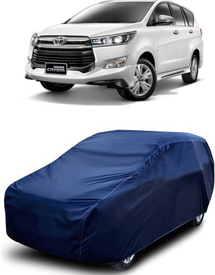 MoTRoX Car Cover For Toyota Innova Crysta 2.4 G Plus MT Diesel (Without Mirror Pockets)(Blue)
