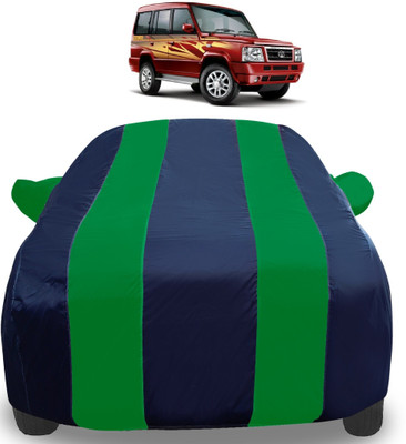 Auto Hub Car Cover For Tata Sumo Gold (With Mirror Pockets)(Green)
