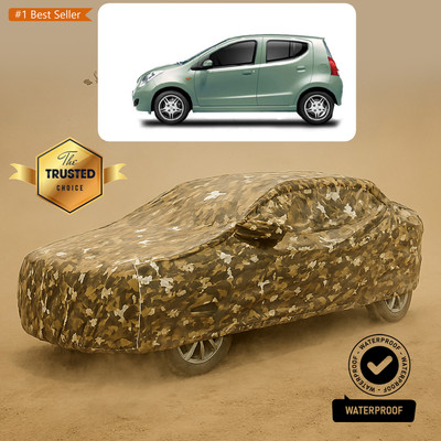 CODOKI Car Cover For Maruti A-Star VXI (With Mirror Pockets)(Yellow, White)