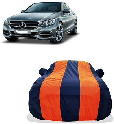 Tricway Car Cover For Mercedes Benz C-Class C 250 CDI Avantgarde (With Mirror Pockets)(Orange)