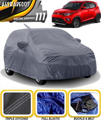 ALTRADECOT Car Cover For Mahindra KUV100 (With Mirror Pockets)(Grey)