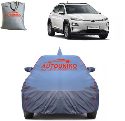 autouniko Car Cover For Hyundai Kona (With Mirror Pockets)(Grey)
