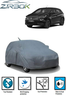 ZIRBOK Car Cover For Tata Altroz (With Mirror Pockets)(Grey)