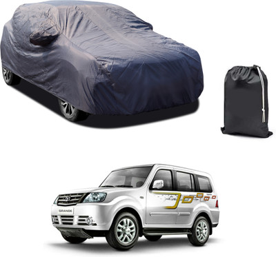 PAGORA Car Cover For Tata Sumo Grande (With Mirror Pockets)(Grey)