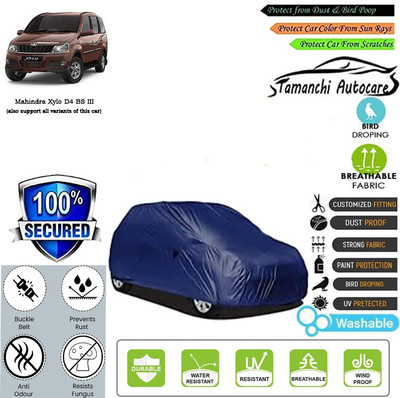 Tamanchi Autocare Car Cover For Mahindra Xylo D4 BS III(Blue)