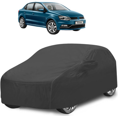 Caronix Car Cover For Volkswagen Ameo (With Mirror Pockets)(Grey)