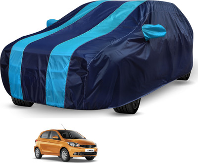 Auto Hub Car Cover For Tata Tiago (With Mirror Pockets)(Blue, Blue)
