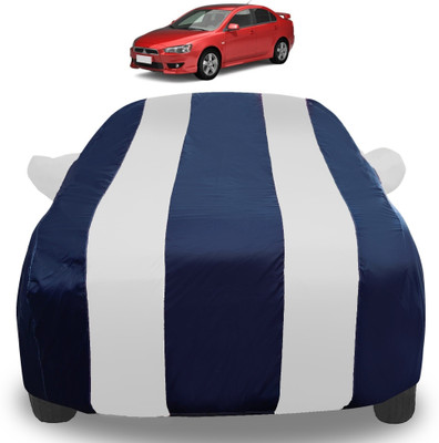 Auto Hub Car Cover For Mitsubishi Lancer (With Mirror Pockets)(Silver)