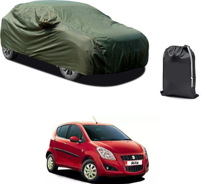 CODOKI Car Cover For Maruti Suzuki Ritz (With Mirror Pockets)(Green)