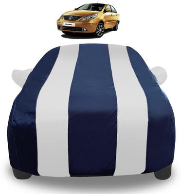 Amanzo Car Cover For Tata Manza (With Mirror Pockets)(Silver)