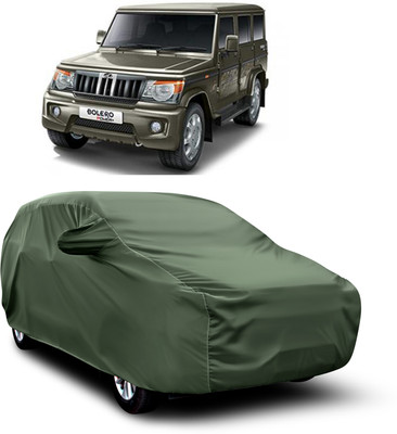 aosis Car Cover For Mahindra Bolero (With Mirror Pockets)(Green)