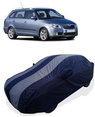 QLAX Car Cover For Hyundai Fabia 1.9 TDI (With Mirror Pockets)(Grey)