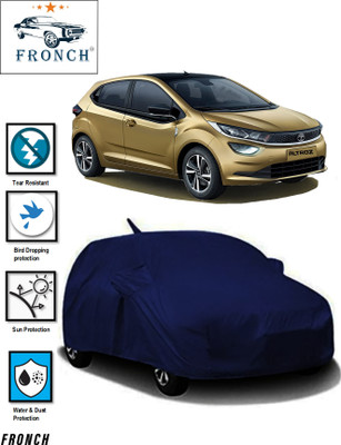 FRONCH Car Cover For Tata Altroz (With Mirror Pockets)(Blue)