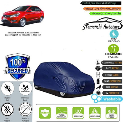 Tamanchi Autocare Car Cover For Tata Zest Revotron 1.2T XMS Petrol(Blue)