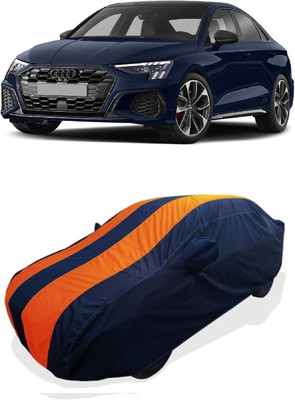 Coxtor Car Cover For Audi S3 (With Mirror Pockets)(Orange)