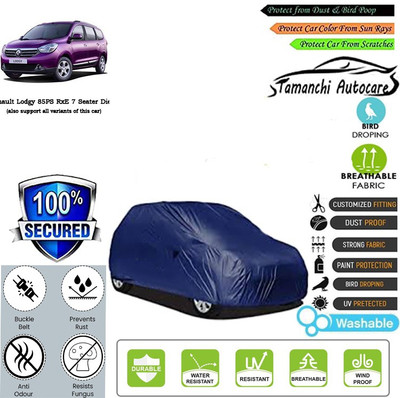 Tamanchi Autocare Car Cover For Renault Lodgy 85PS RxE 7 Seater Diesel(Blue)