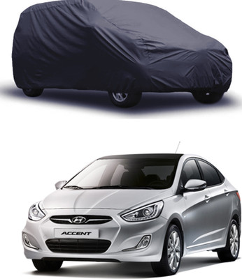 ROYAL AUTO MART Car Cover For Hyundai Xcent (Without Mirror Pockets)(Grey)