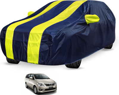 Auto Hub Car Cover For Toyota Innova (Without Mirror Pockets)(Black, Yellow)
