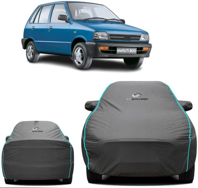 NG Auto Front Car Cover For Maruti Suzuki Alto(Grey, Blue)