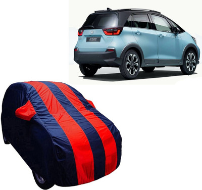 ABS AUTO TREND Car Cover For Honda Jazz (With Mirror Pockets)(Blue, Red, For 2015, 2016, 2017, 2018 Models)