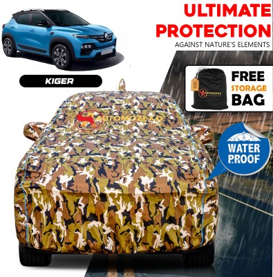 AUTOMOZEXO Car Cover For Renault Kiger (With Mirror Pockets)(Multicolor)