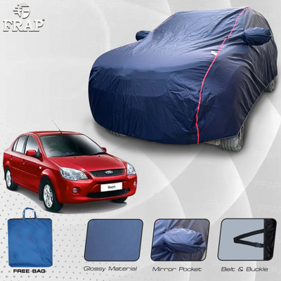 Frap Car Cover For Ford Ikon (With Mirror Pockets)(Blue, Red)