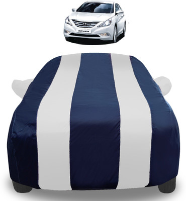 Amanzo Car Cover For Hyundai Sonata (With Mirror Pockets)(Silver)