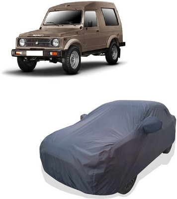 Tricway Car Cover For Maruti Suzuki Gypsy King Hard Top MPI (With Mirror Pockets)(Grey)