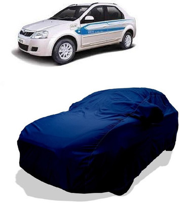 Coxtor Car Cover For Mahindra E Verito D2 (With Mirror Pockets)(Green)