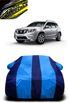 FRONCH Car Cover For Nissan Terrano (With Mirror Pockets)(Blue)