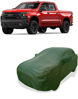 Tricway Car Cover For Chevrolet Silverado 4.3L (With Mirror Pockets)(Green)