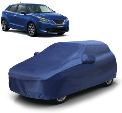 AUTOGUYS Car Cover For Maruti Suzuki Baleno (With Mirror Pockets)(Blue)