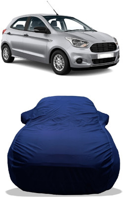 Wegather Car Cover For Ford Figo 1.2P Titanium MT (With Mirror Pockets)(Blue)