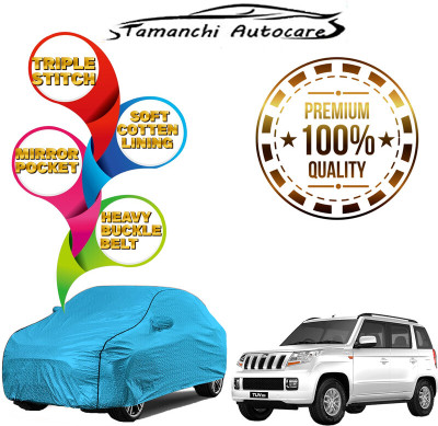 Tamanchi Autocare Car Cover For Kia SELTOS (With Mirror Pockets)(Blue)