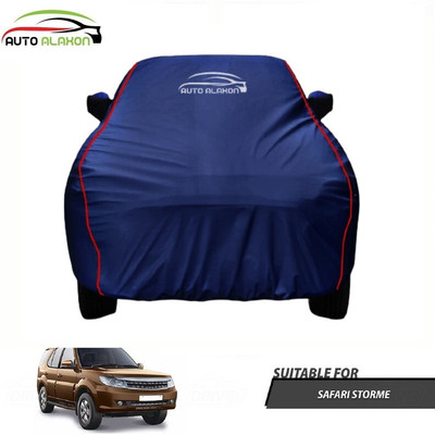AUTO ALAXON Car Cover For Tata Safari Storme (With Mirror Pockets)(Blue)
