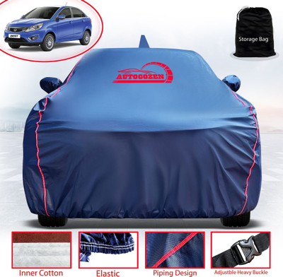 AUTOCOZEN WATERPROOF Car Cover For Tata Zest (With Mirror Pockets)(Blue)