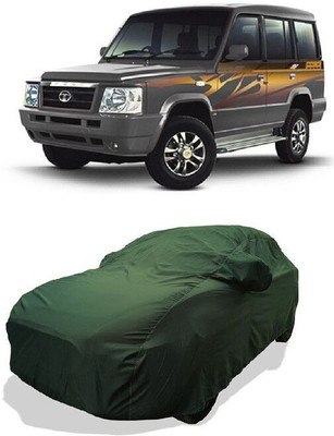 QLAX Car Cover For Hyundai Sumo Gold CX BSIII (With Mirror Pockets)(Green)