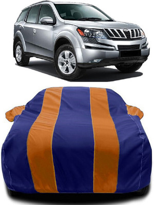 Autoprime Car Cover For Mahindra XUV500 W6 (With Mirror Pockets)(Orange, Blue)