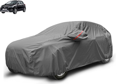 MOCKHE Car Cover For Hyundai i20 Active (With Mirror Pockets)(Grey)