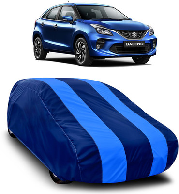 MoTRoX Car Cover For Maruti Suzuki Baleno (Without Mirror Pockets)(Blue, Blue)