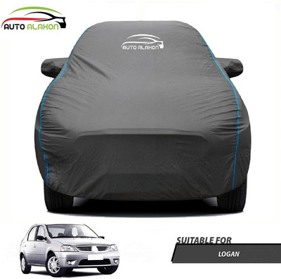 AUTO ALAXON Car Cover For Mahindra Logan (With Mirror Pockets)(Black)