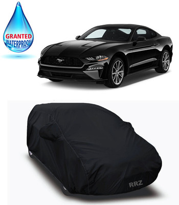 RRZ Car Cover For Ford Mustang (With Mirror Pockets)(Black, For 2020 Models)