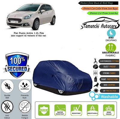 Tamanchi Autocare Car Cover For Fiat Punto Active 1.2L Fire(Blue)