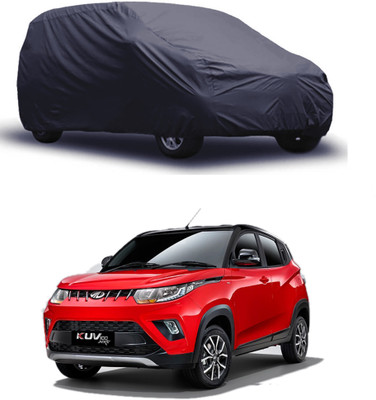 ROYAL AUTO MART Car Cover For Mahindra KUV100 (Without Mirror Pockets)(Grey)