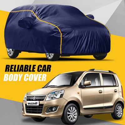 AXLOZ Car Cover For Maruti Suzuki WagonR (With Mirror Pockets)(Multicolor)