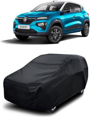 MoTRoX Car Cover For Renault Kwid (Without Mirror Pockets)(Black)