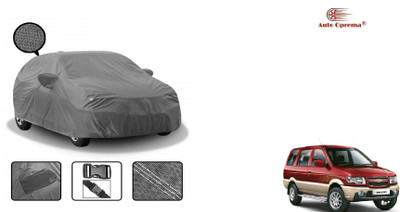 Auto Oprema Car Cover For Toyota Qualis (With Mirror Pockets)(Grey, For 2016, 2017, 2018, 2019, 2020, 2021, 2022 Models)