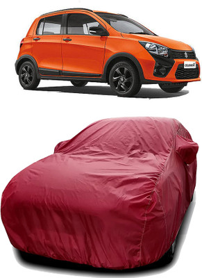 Duffel Car Cover For Maruti Suzuki Celerio, Celerio X, Celerio LXI, CelerioX VXI, CelerioX ZXI, Celerio ZDi, Celerio VDi, Universal For Car (With Mirror Pockets)(Maroon)